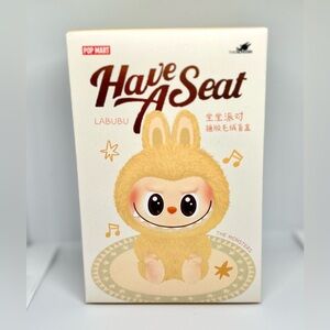 Authentic Popmart Labubu Monsters Have A Seat Vinyl SEALED blind box- New